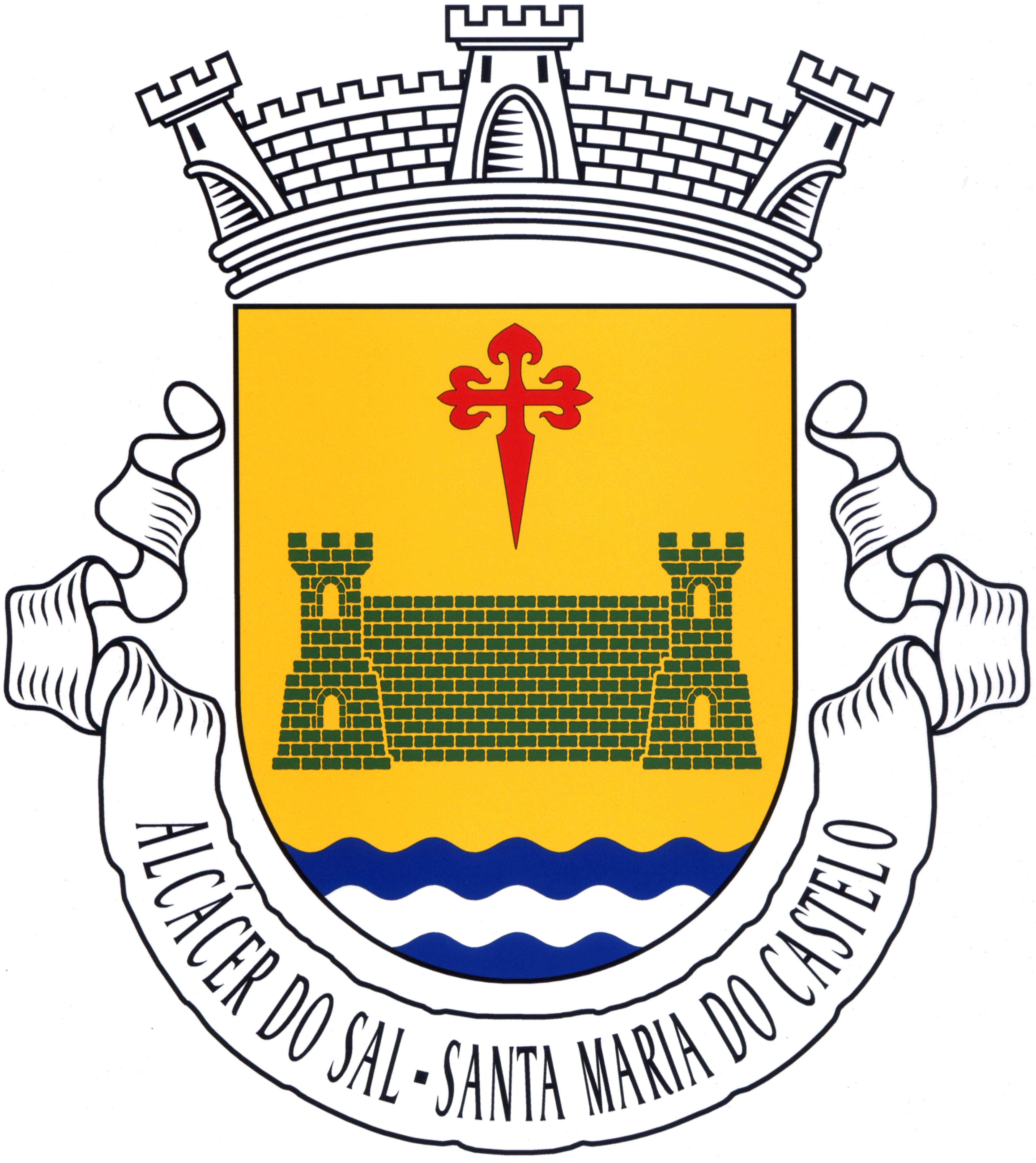 Brasão da Extinta Junta de Santa Maria do Castelo